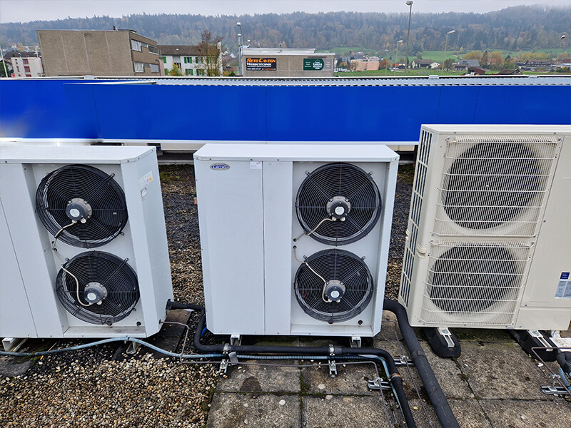 Reparatur eines Aussenverdichters
