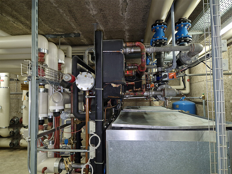 Wartung einer Wärmepumpe